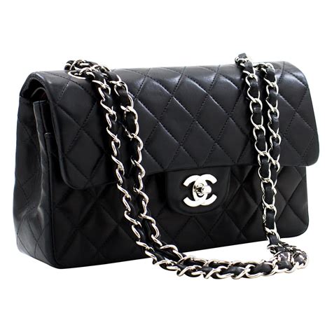 black on black chanel bag|black chanel bag with black chain.